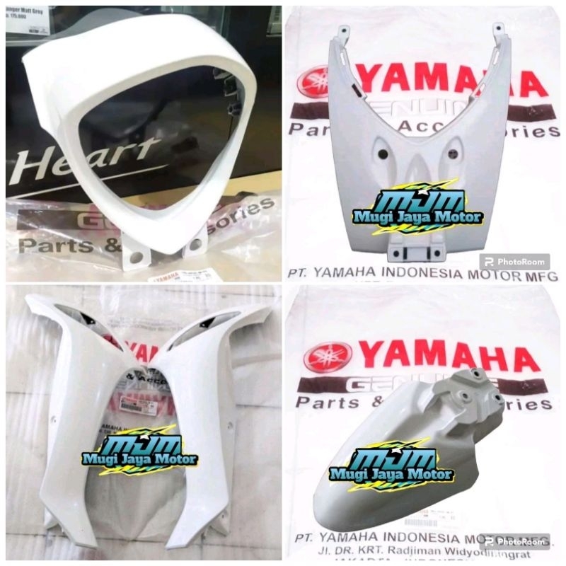 COVER BODY DEPAN FINO FI 125 PUTIH ORIGINAL YGP