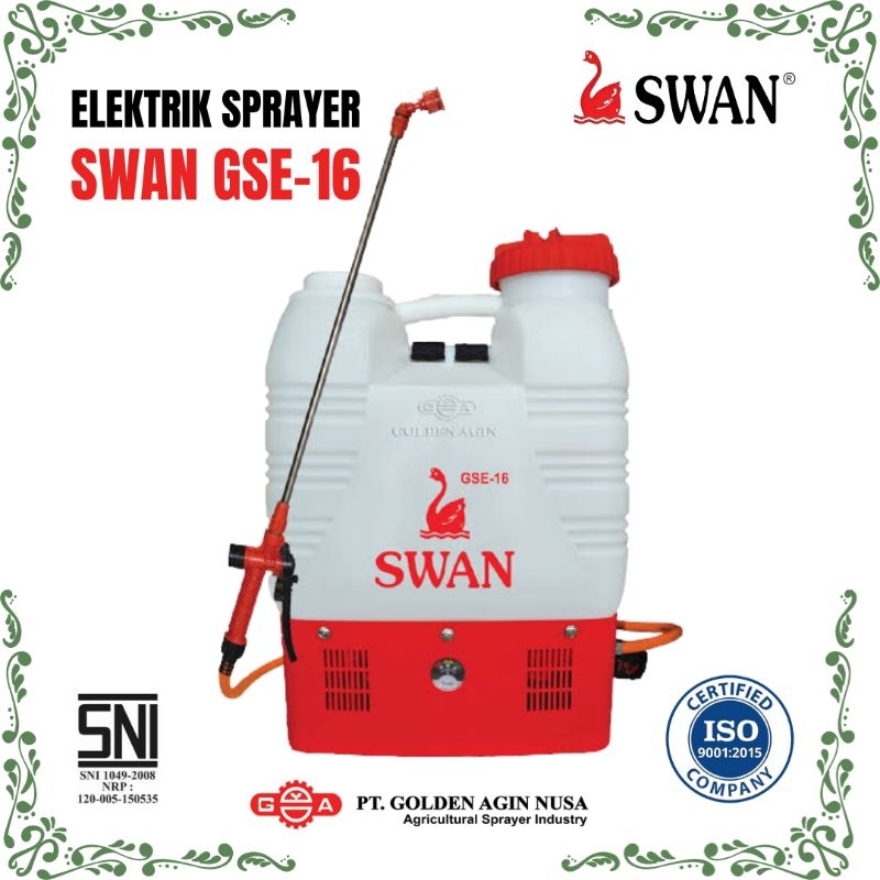 TERMURAH SPRAYER ELEKTRIK SWAN ORI / Sprayer Elektrik Swan GSE16 / Tangki Cas Swan / Semprotan otoma