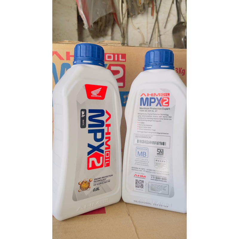 Oli MPX 2 0,8 ML asli AHM OLI MOTOR MATIC HONDA OLI BEAT, OLI VARIO 125, OLI VARIO 150, OLI VARIO 11