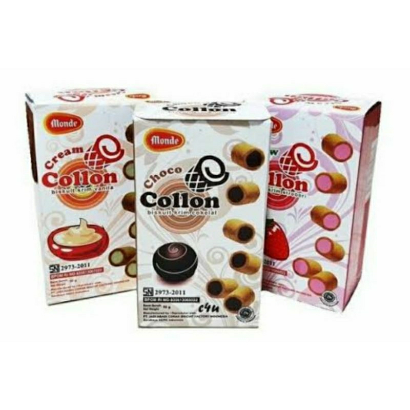 

monde collon biskuit dengan isian cream