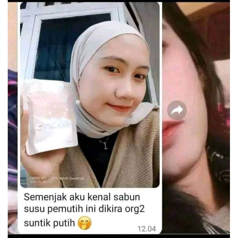 sabun susu pemutih wajah dan badan
