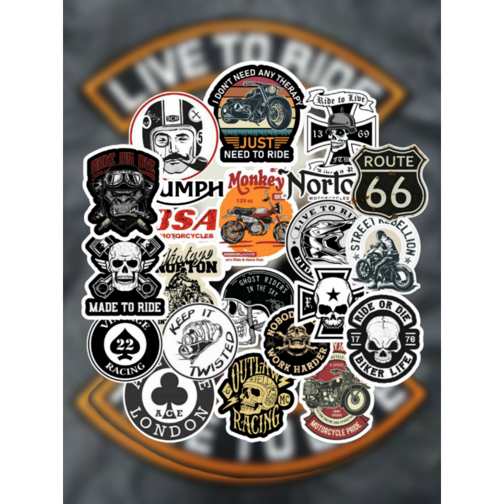 

(Part 2) Stiker BIKERS Edition | Stiker Aesthetic | Stiker Laptop | Stiker HANDPHONE | Stiker Helm | Stiker Tumblr | Stiker Koper | Stiker Vinyl Doff Anti Air