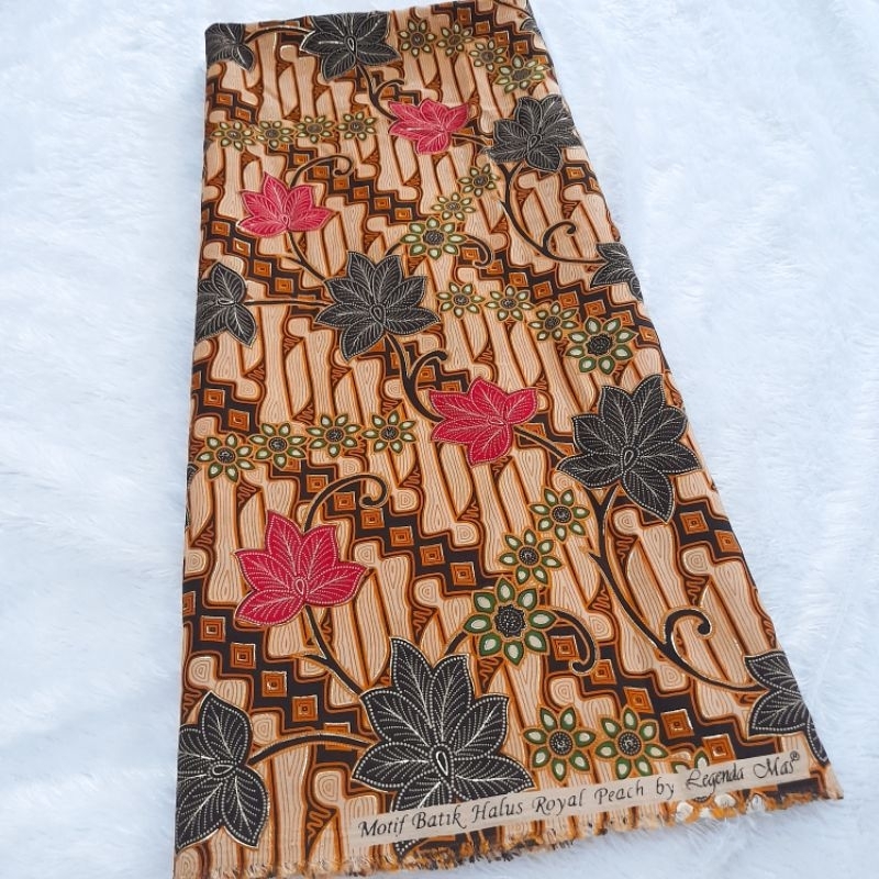 Kain Batik Halus Royal Peach by Legenda Mas