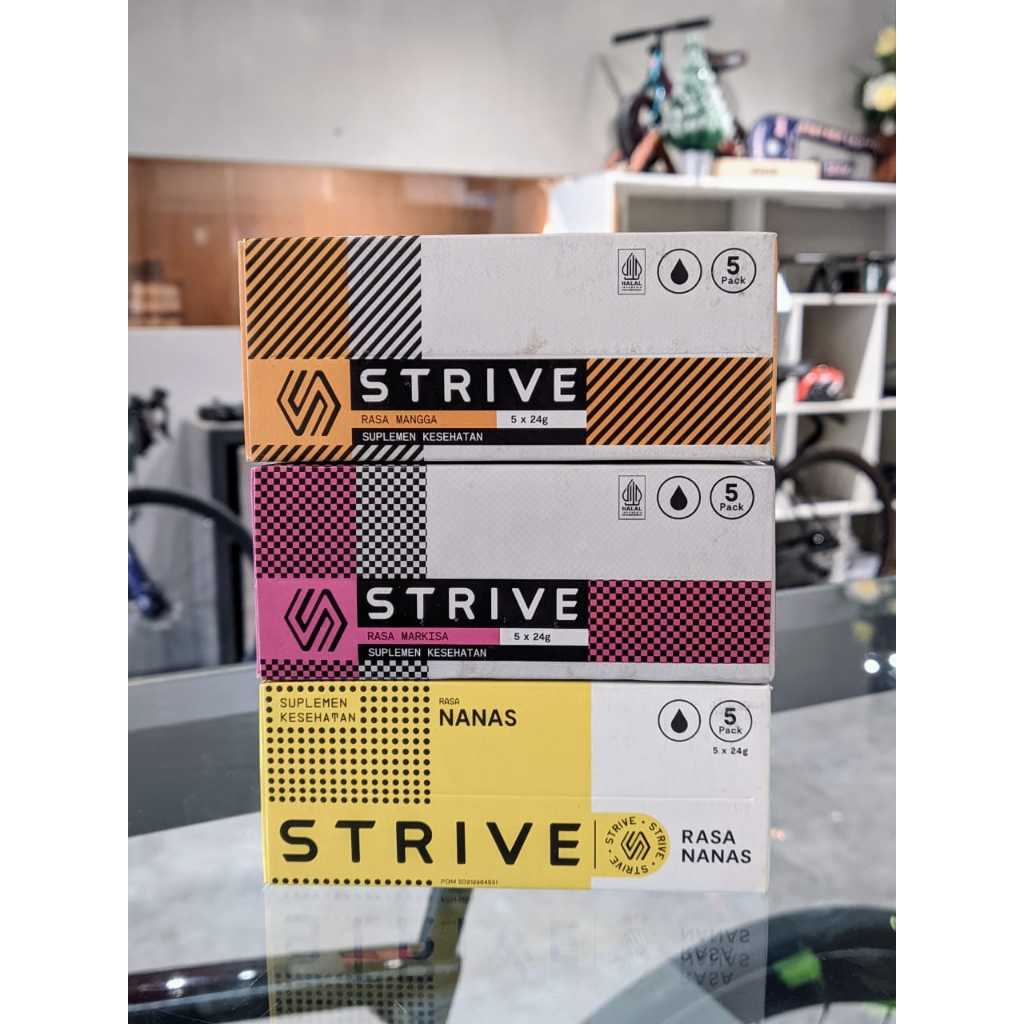 

STRIVE ENERGY GEL SUPLEMEN KESEHATAN 24 GRAM