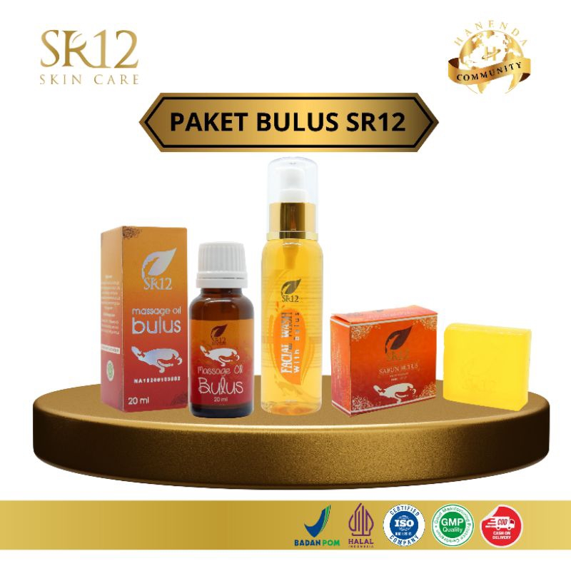 

paket bulus sr12 / minyak bulus / cuci muka / facial wash