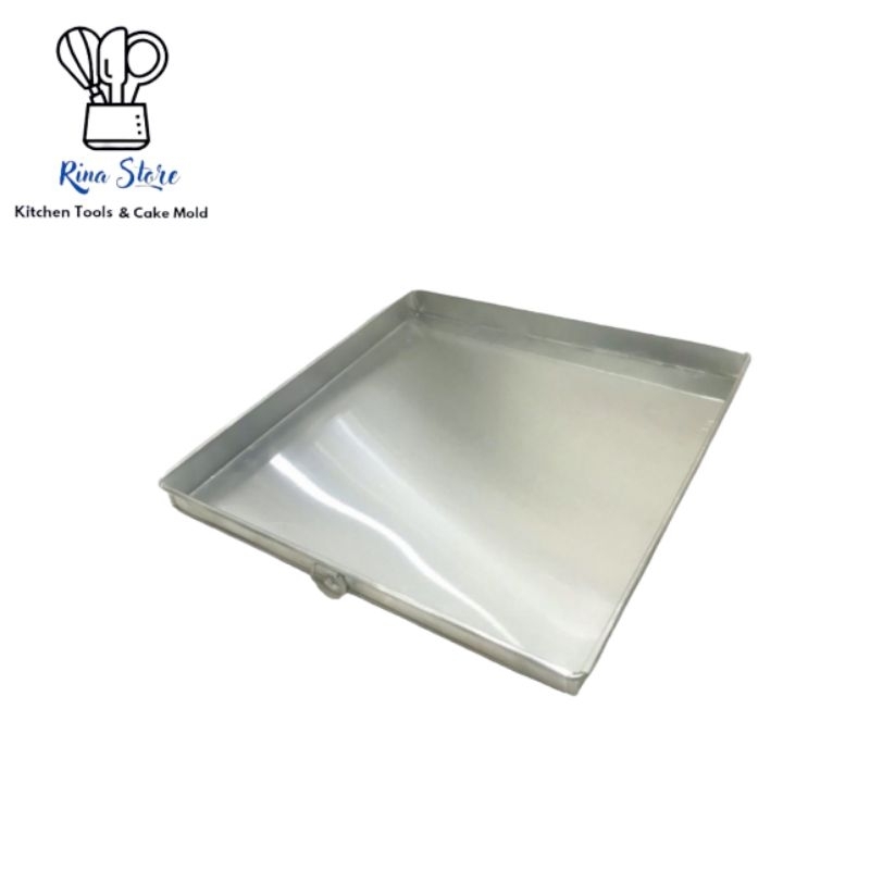 Loyang Kue Kering 30x30x2 CM Loyang Kue Nastar Aluminium