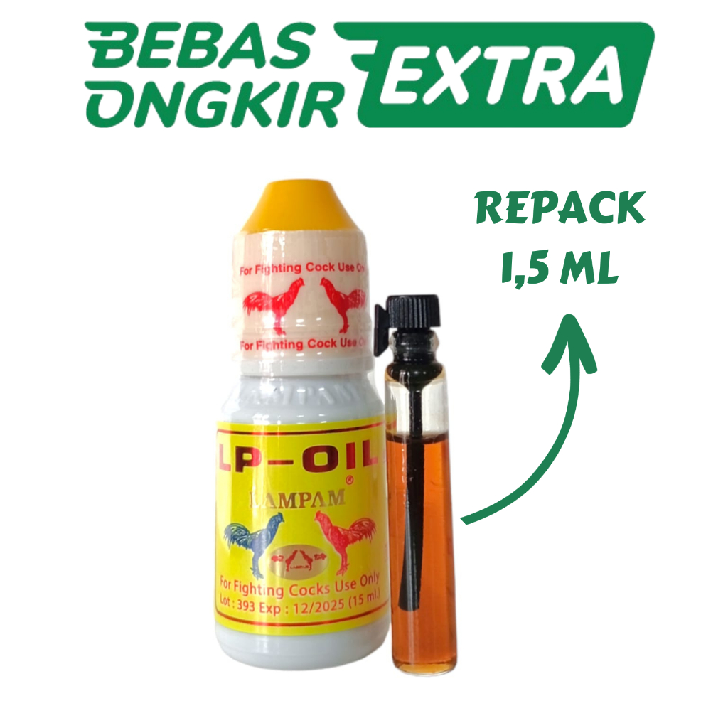 REPACK LAMPAM OIL 1,5 ML - pengeras cucuk / paruh, kuku dan jalu