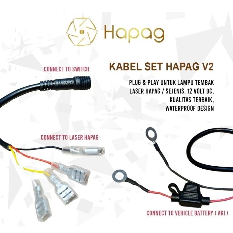 KABEL SET MINI LASER MINI PROJIE HIG QUALITY HAPAG V2 PLAS LIGHT