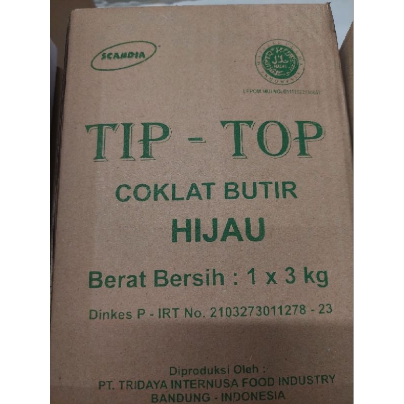 

MESES TIP TOP HIJAU 3 KG