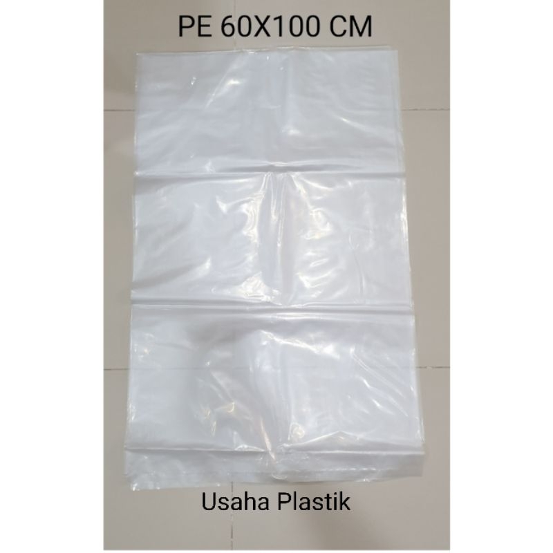 Plastik PE 60x100 cm tebal 0,8 mikron