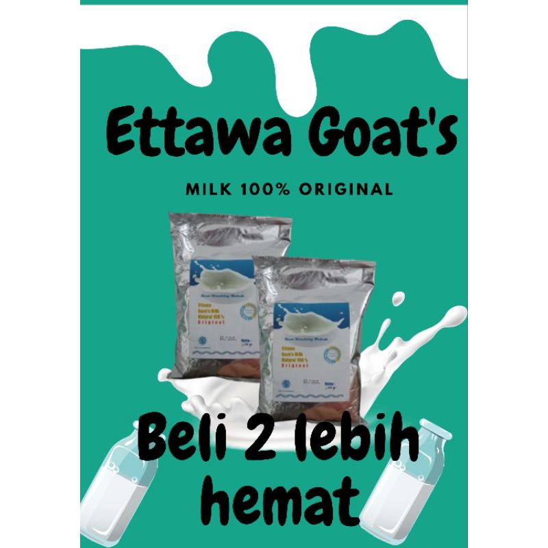 

Paket Hemat Ettawa Goat's Milk Susu Kambing Bubuk Ettawa