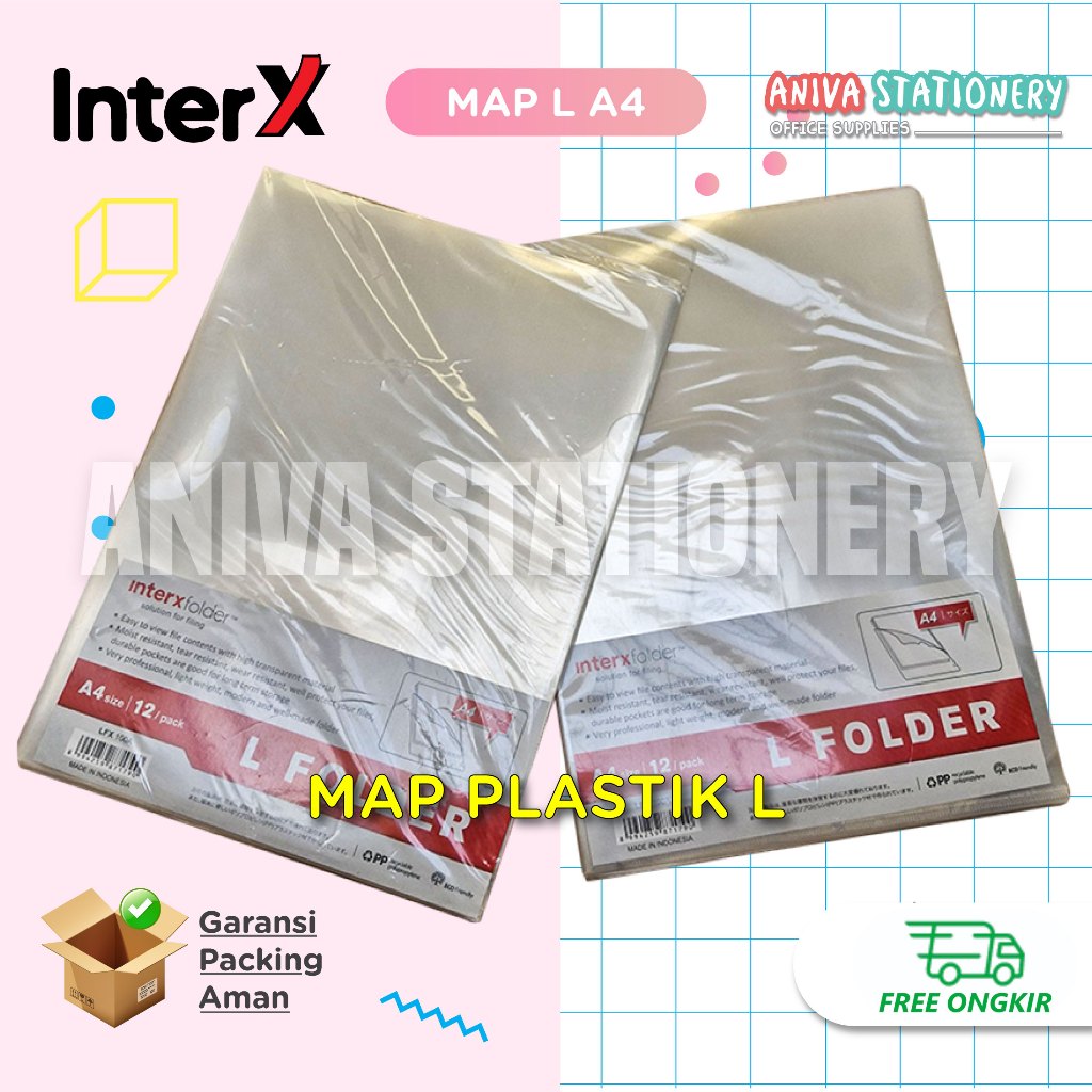 

INTERX MAP BENING PLASTIK L CLEAR SLEEVE HOLDER A4 ( 12 PCS )