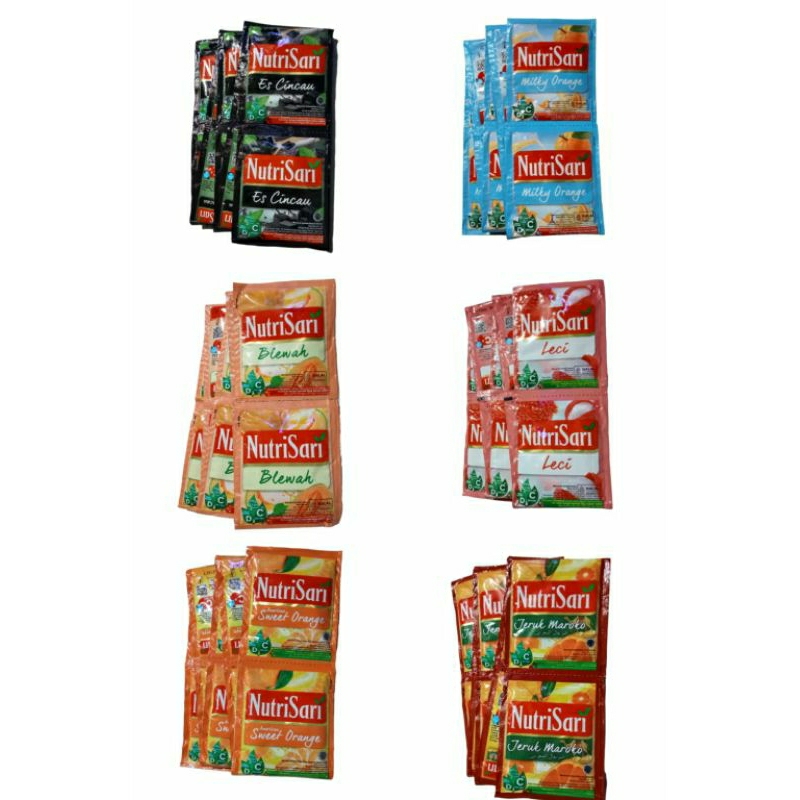 

Nutrisari all varian serenceng 10 sachet