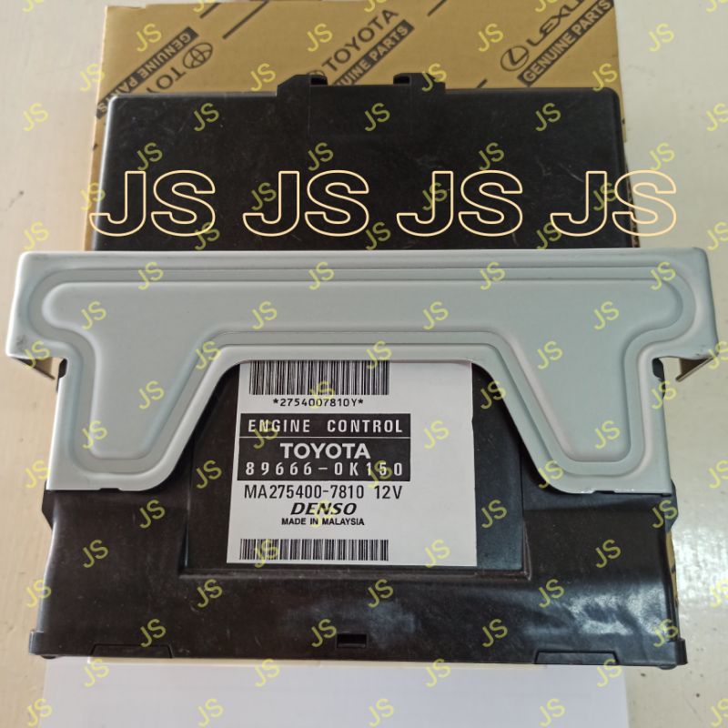 Ecu Komputer Computer Toyota Innova Bensin Manual MT 2011 2012 2013 2014 2015 2016 Original 89666-0K