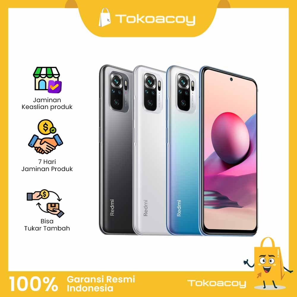 Xiaomi Redmi Note 10s 6/128GB Garansi Resmi Fullset