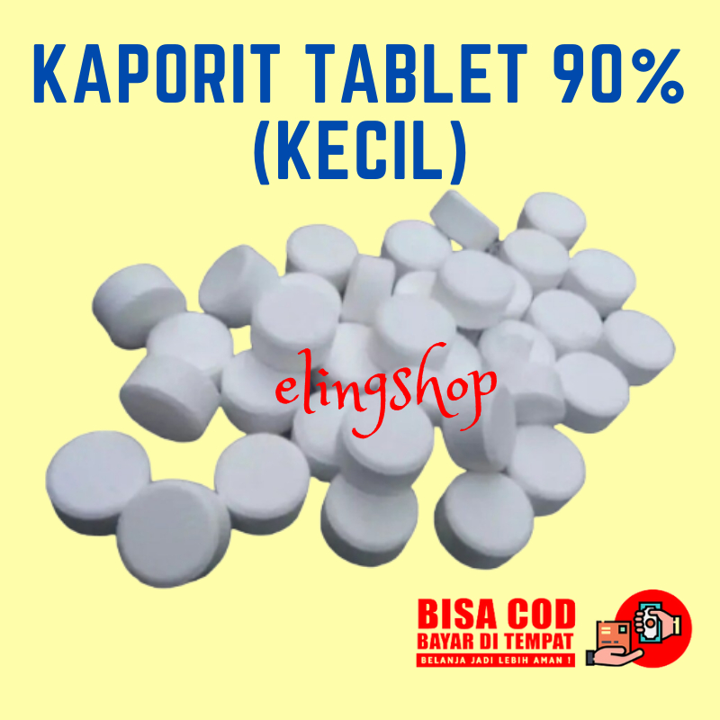 Kaporit Tablet Kecil 90% Penjernih Air Sumur Kolam Renang