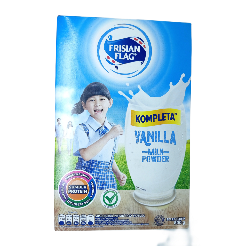 

Frisian Flag Kompleta Rasa Vanila netto 800 gr