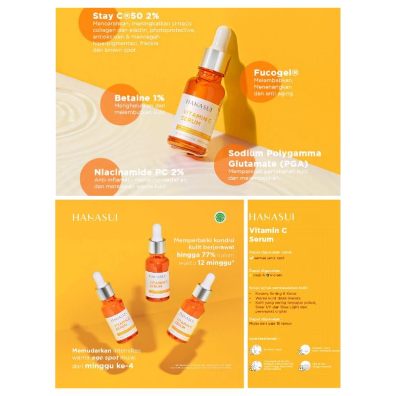 Hanasui Vitamin C Serum Hanasui Vit C Serum