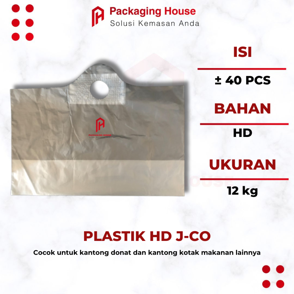PLASTIK HD J-CO | KANTONG HD | KANTONG DONAT | PLASTIK DONAT