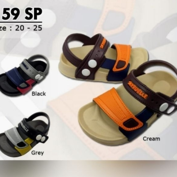 KKY-Sepatu Sandal Gunung Anak Laki-laki Shevano 02A Terbaru Gesper Anak