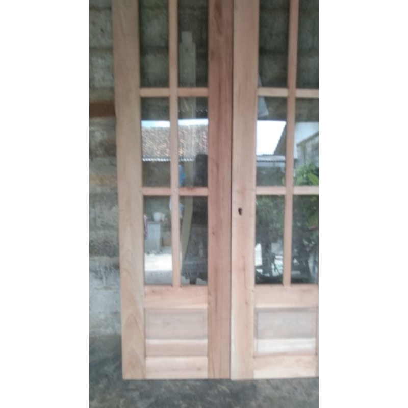 daun pintu kayu jati