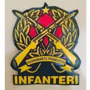 

Stiker Embos Timbul Logo INFANTERI
