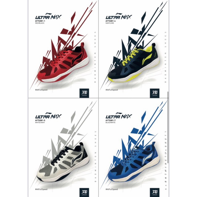 Sepatu Badminton Lining ULTRA MAX Original