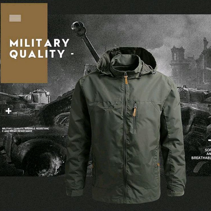 JAKET PRIA MILITER/JAKET PRIA HIKING/JAKET PRIA MUSIM HUJAN ANTI AIR