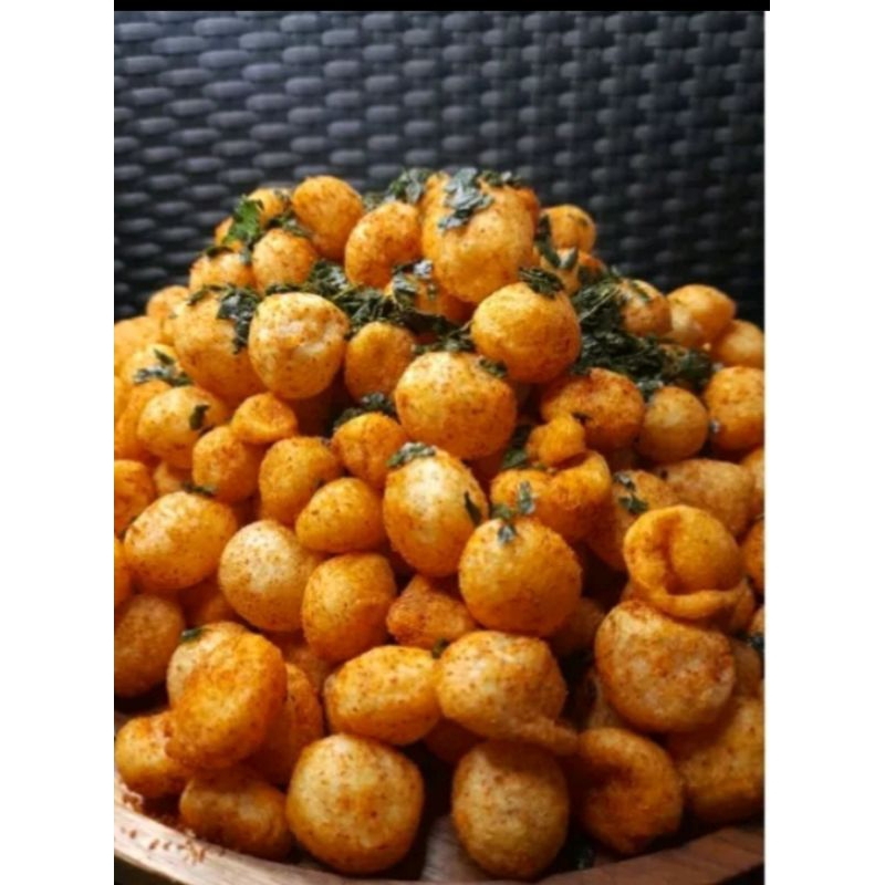 

cimol mini kering kriuk pedas berat 1kg