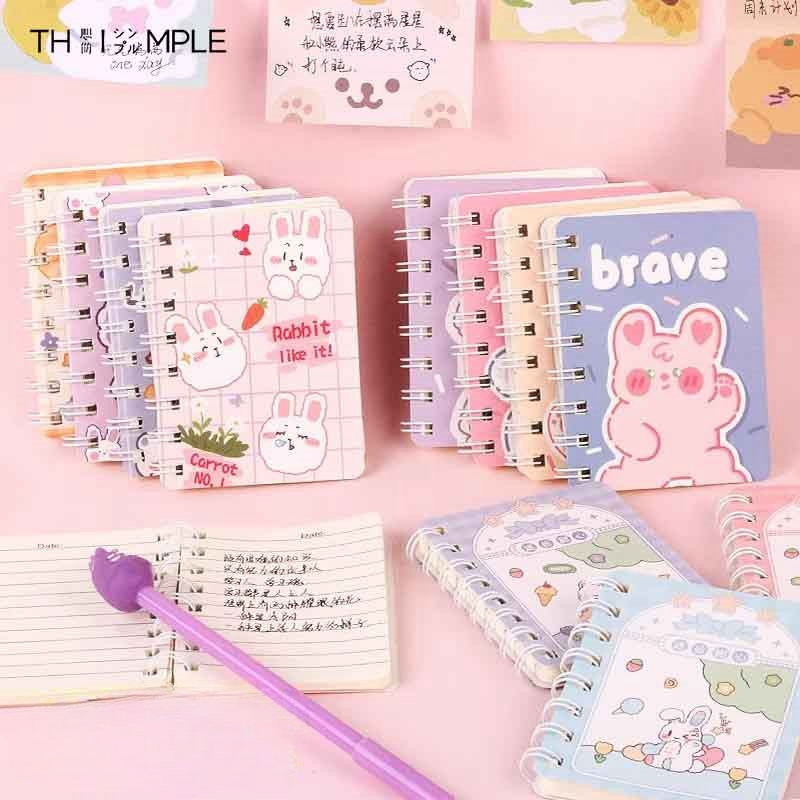

[READY] Aimilo Notebook Mini A7 Buku Kecil Catatan Scrapbook Mini Buku Notes Kecil Alat Tulis Sekolah 80 Lembar-THIMPLE