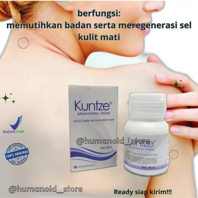 BISA COD kuntze Bleaching badan dosting kemasan bpom super ampuh memutihkan kulit Bleaching salon pe