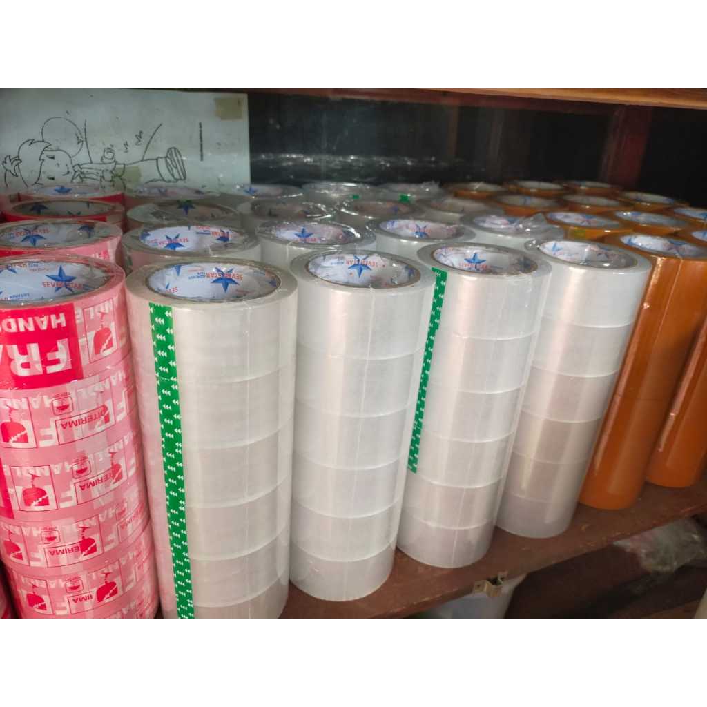 Lakban Bening Lakban Fragile Unboxing Lakban Warna