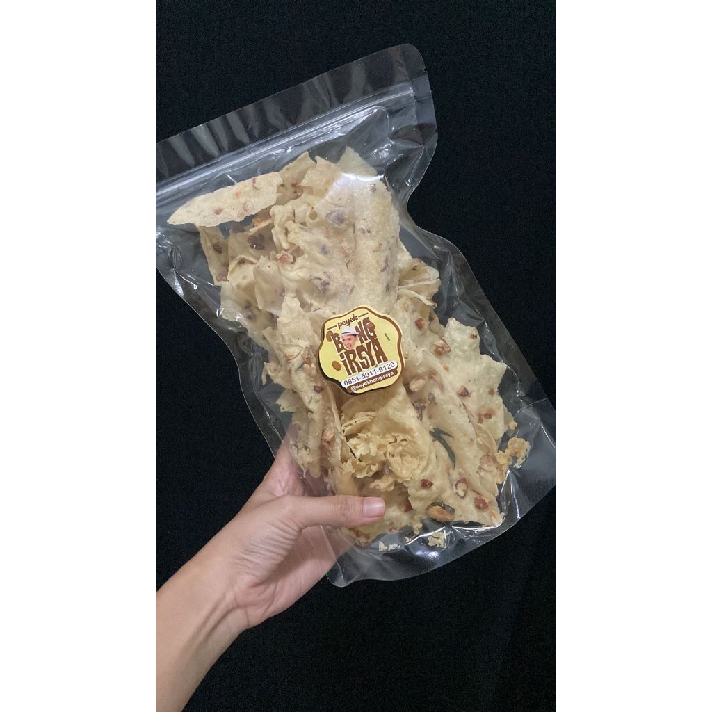 

Peyek Bang Irsya | Peyek Pouch Rebon