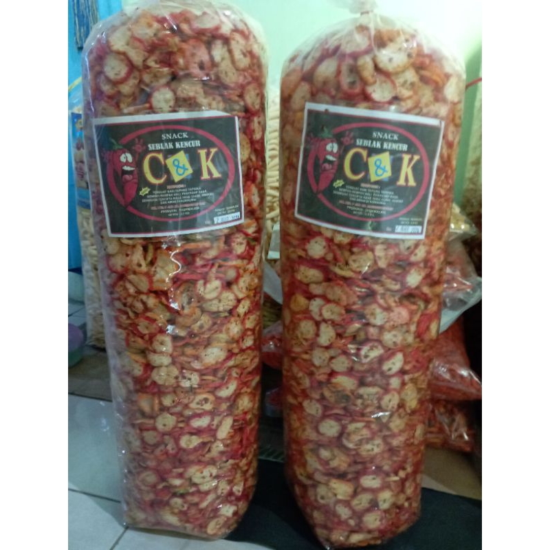 

krupuk seblak 200 gr pedas daun jeruk