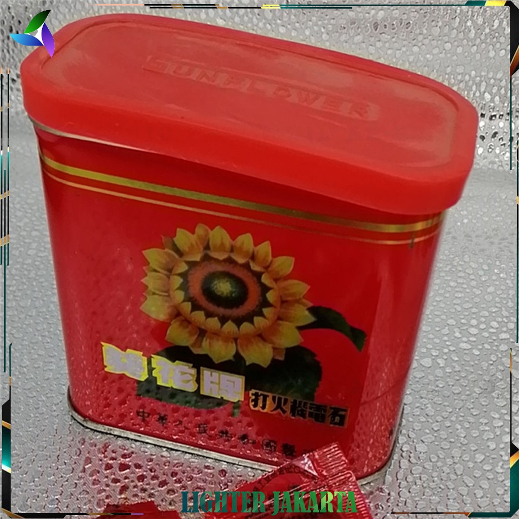 1 Kaleng lint Batu Korek Api Isi 100 Pcs