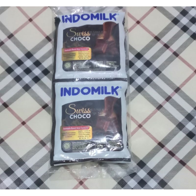 

INDOMILK SWISS CHOCO sachet 37g isi 6