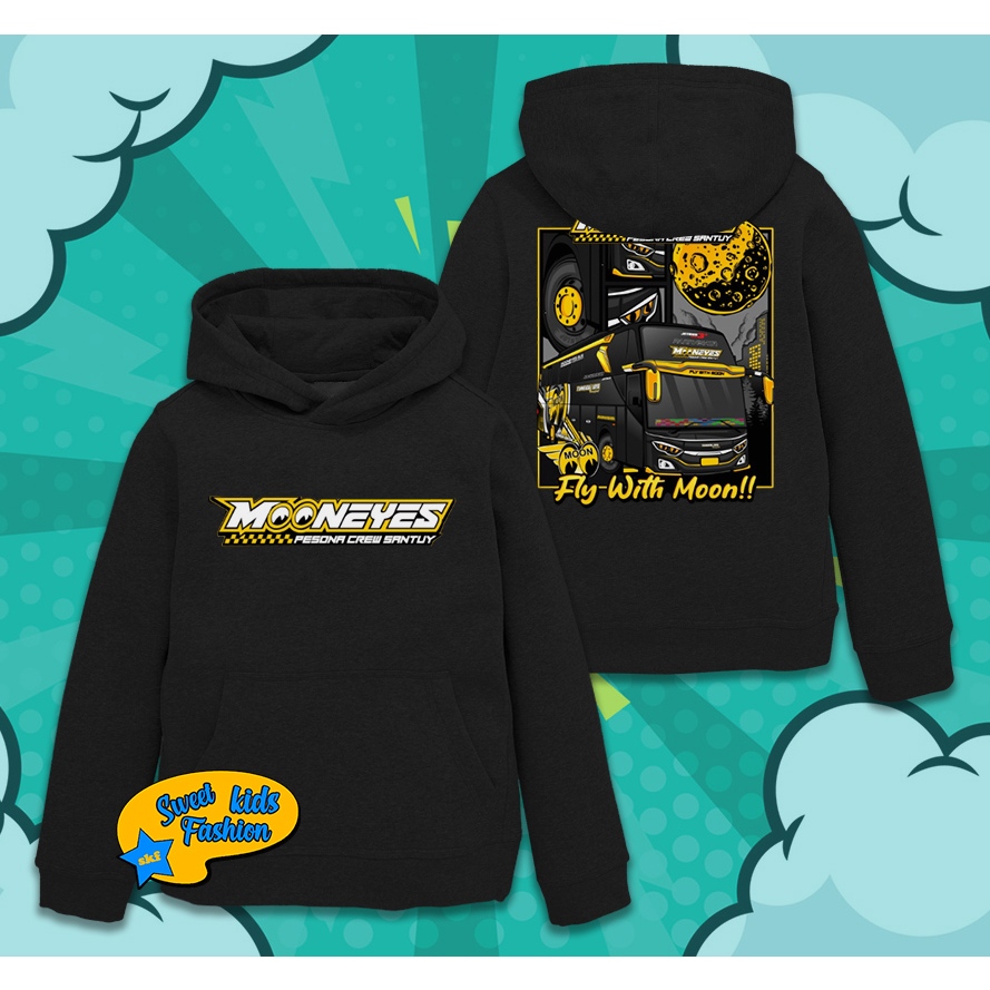 Hoodie Anak Bis Mania Tunggal Jaya Mooneyes Jaket Anak Bus Mania Mooneyes Tunggal Jaya