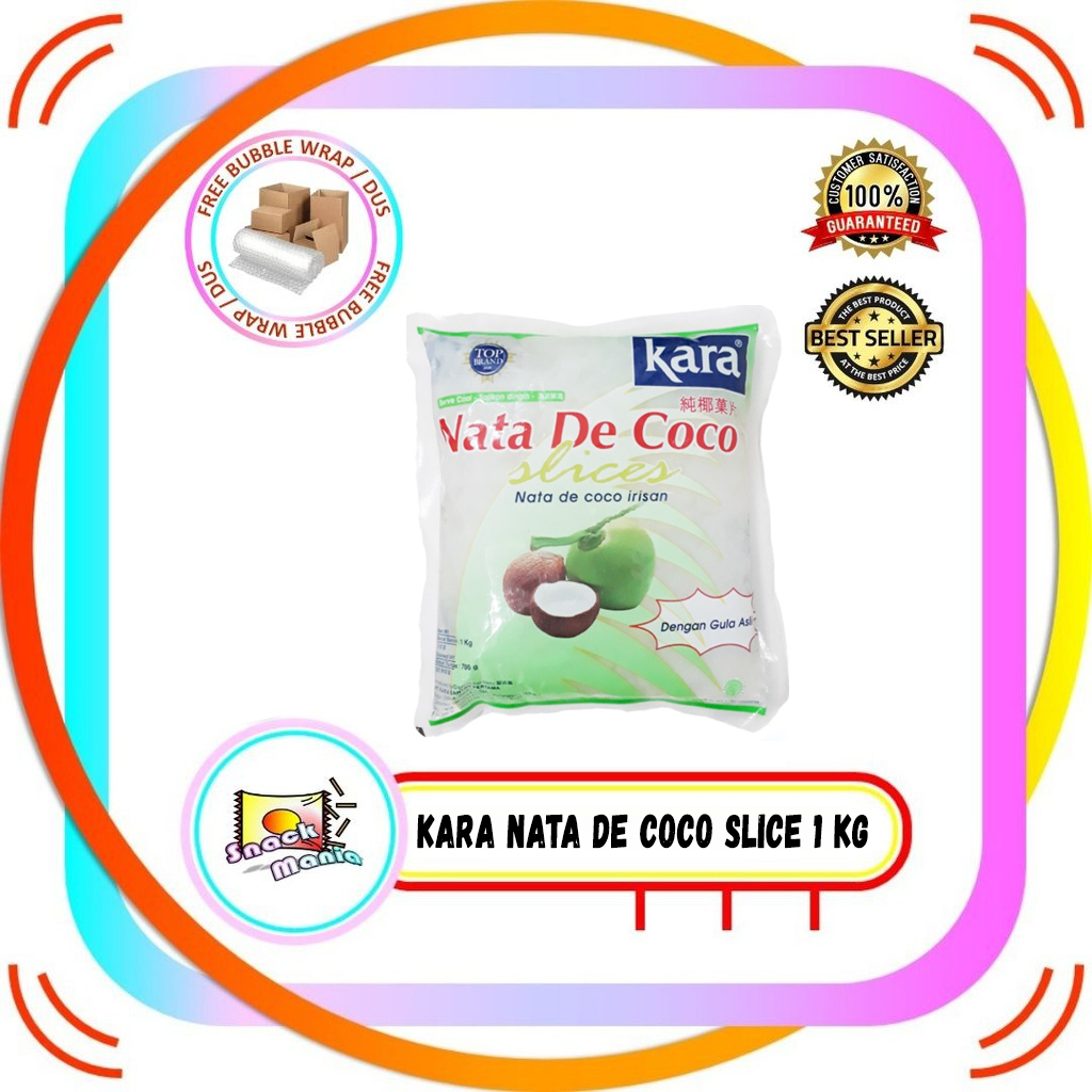 

Kara Nata de Coco Sari Kelapa Slice ~ 1 kg