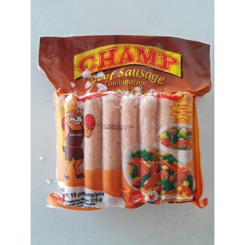 

champ sosis sapi 375g/isi 15