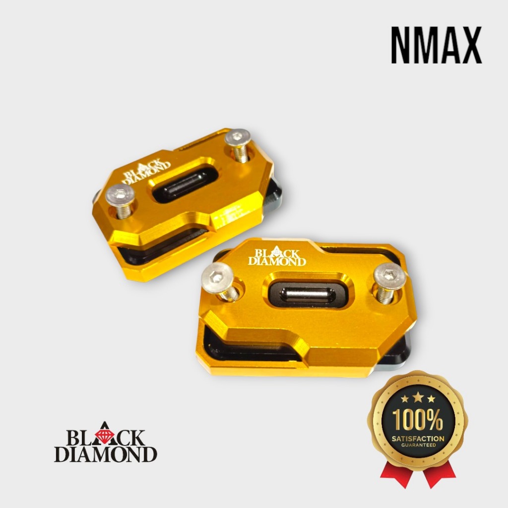 Black Diamond - Cover Tutup Tabung Minyak Rem NMAX Old / NMAX New / AEROX Old / AEROX New / LEXI Mod