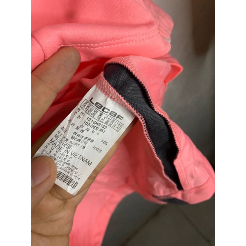 .JAKETT TRACKTOP BRAND LECAF WARNA PINK SIZE S fit M