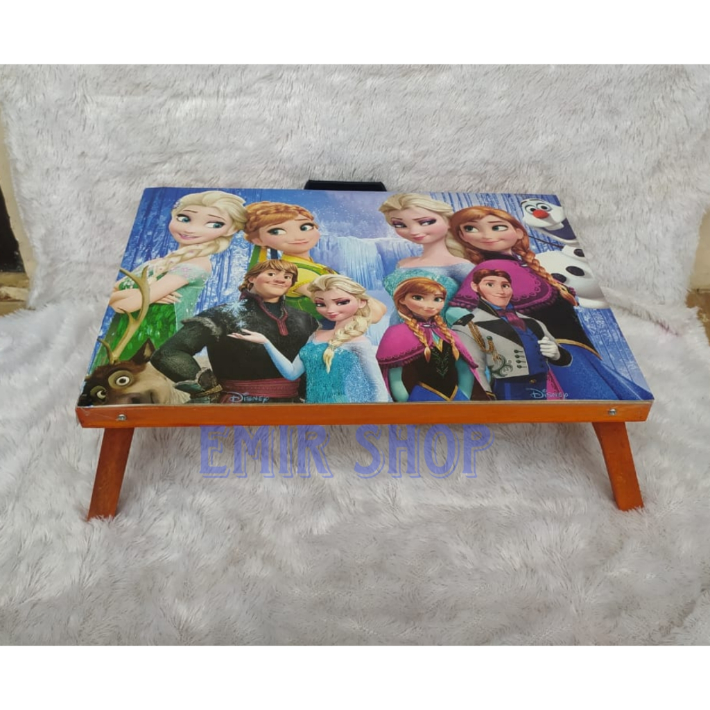 

meja belajar portable kuat simple free spidol dan penghapus