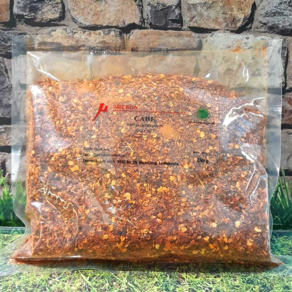 

Bumbu Rempah Samara Micron - Cabai Kering Berbiji - Chili Flakes 250 gr