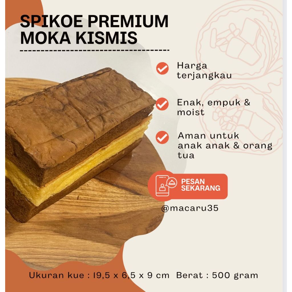 

SPIKOE PREMIUM MOKA KISMIS