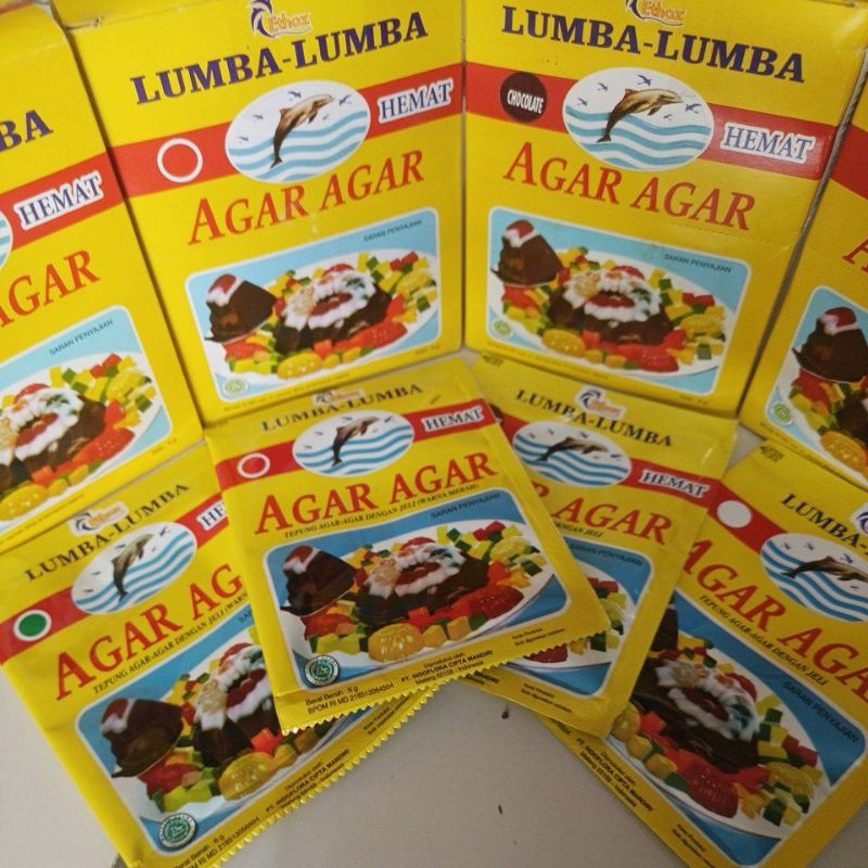 

lumba-lumba agar-agar powder / agar-agar lumba-lumba sachet 6gr