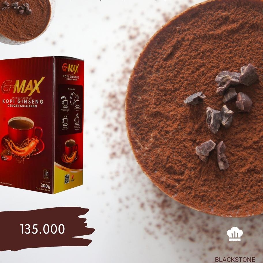 

Kopi Terbaik Stamina Pria-G-MAX Original/Kopi Gingseng kopi BPOM isi 10 sashet