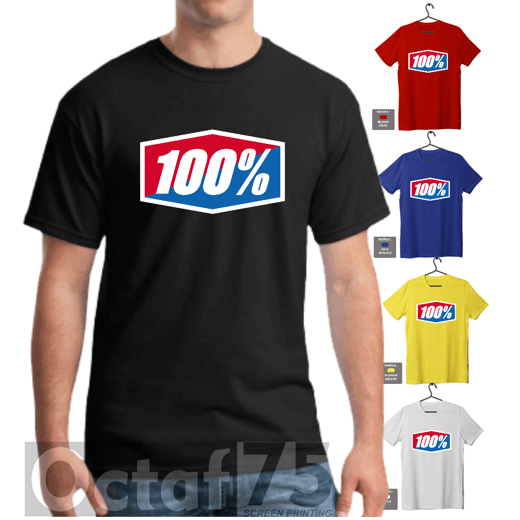 kaos baju sponsors motocross 100% baju offroad