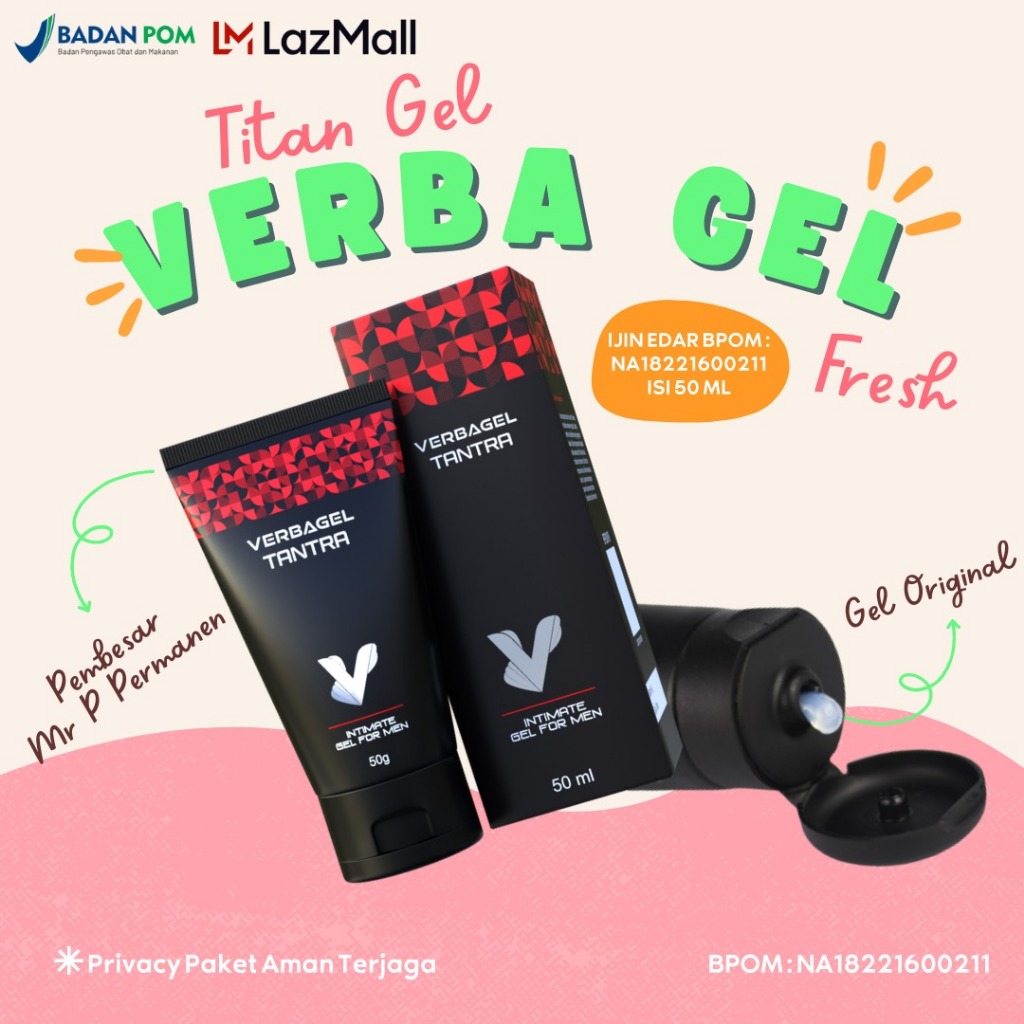 SALE MAN!!! Verba Gel cream pijat penambah panjang dan besar Penns Obat Kuat Pria Tahan Lama alami P