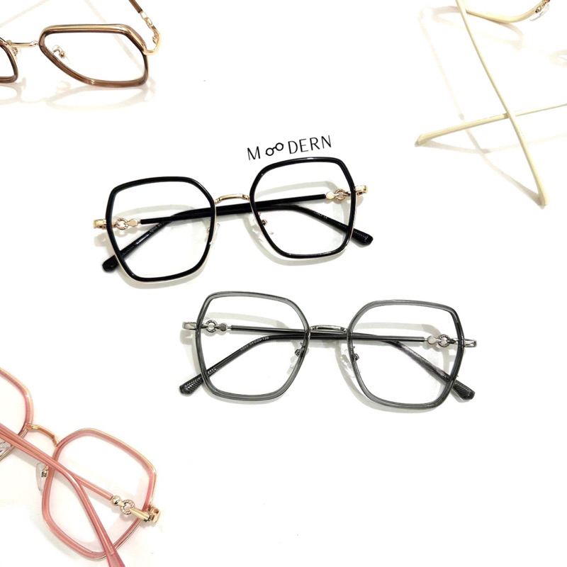 𝐌𝐨𝐨𝐝𝐞𝐫𝐧 - Frame Kacamata M8803 Plastik Perempuan