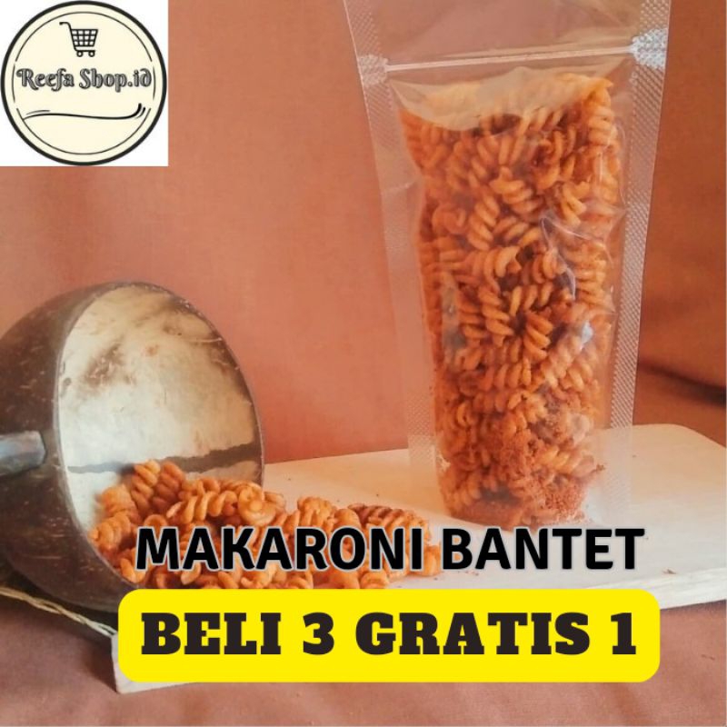 

MAKARONI BANTET PEDAS EXTRA DAUN JERUK BELI 3 GRATIS 1